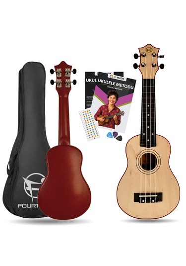 Fourtune Loki Sp-21nt Soprano Naturel Ukulele Seti Başlangıç Seviye Diğer