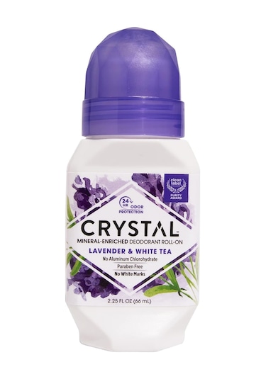 Crystal Mineral Lavander & White Tea 24H Roll-On Deodorant 66 ML