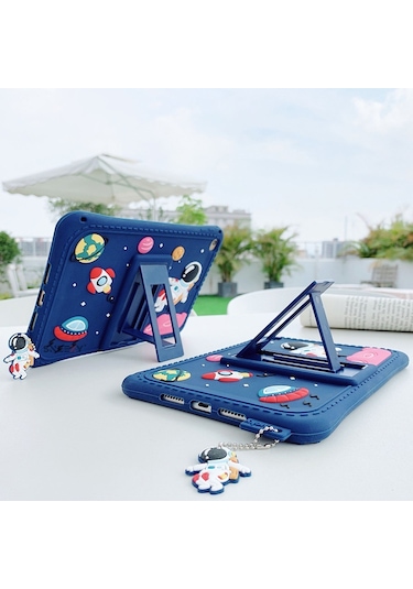 İpad 7.8.9.nesil 10.2 İnç Uyumlu Galaxy Shell Astront Temalı Çocu