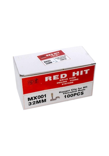 Red Hit Mx001 M8 Tij Asma Tavan Barutlu Çivi 100 Lü Paket Diğer
