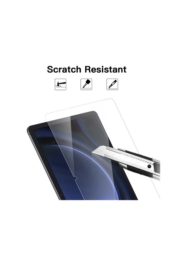 Galaxy Uyumlu Tab S10 Plus 12,4 İnç Uyumlu Fuchsia Tablet Temperli Cam Ekran Koruyucu