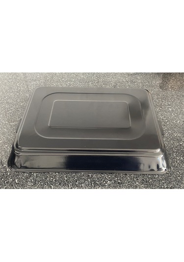Emaye Kaplı Fırın Tepsisi Siyah