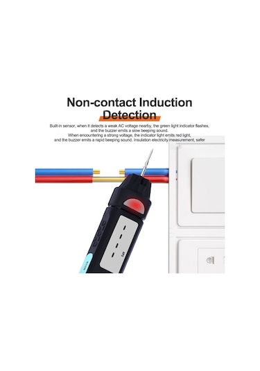 Relıfe Dt-02 Akıllı Kalem Tipi Multimetre El Fenerli Cep Telefonu Bakım Test Cihazı