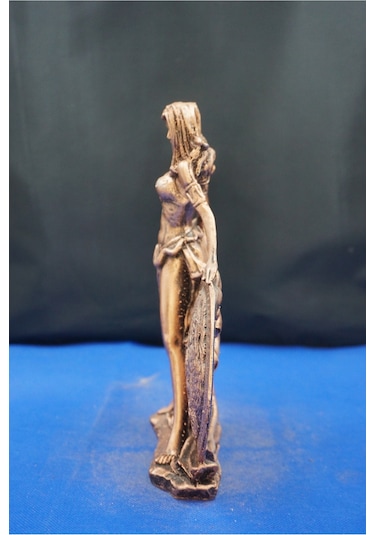 Frigga Annelik Tanrıçası Heykeli 22 Cm Mitolojik Biblo, Ev Dekor Ve Hediyelik Bakır