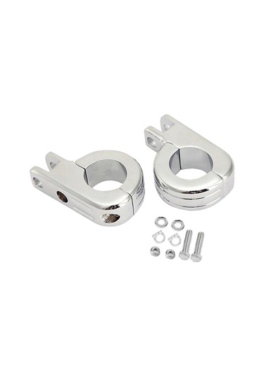 Homyl Motosiklet 38mm Motor Bar Otoyol Ayak Peg Montaj Kelepçesi