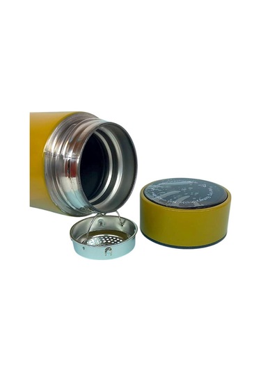 Kişiselleştirilebilir Dereceli Termos 05 Lt Sarı Renk Sarı