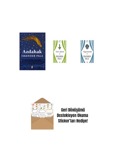 Azdahak + Vali Hanım Ciltli + Nizamülmülk Ciltli + Okuma Sticker'ları