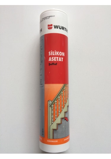 Würth Asetat Silikon Şeffaf Genel Amaçlı 310 Ml Birinci Kalite Şeffaf