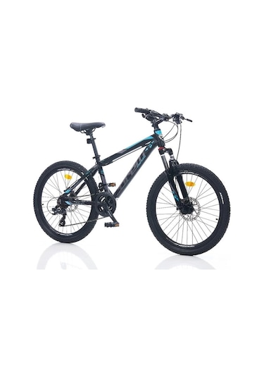 Corelli Felix 1.2 Erkek Dağ Bisikleti 304h Hd 24 Jant 21 Vites Siyah Turkuaz Gri Çok Renkli