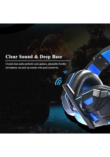 Fastbuy Kırmızı Oyuncu Kulaklığı: Led Işıklı, Mikrofonlu, Ses Kontrollü Pc Uyumlu