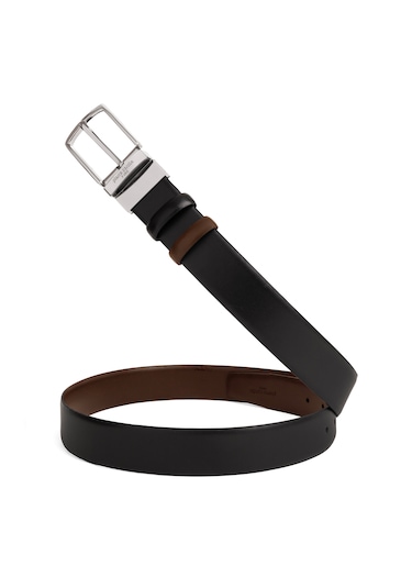 Pierre Cardin Çift Yönlü Deri Kemer En 3,5cm Pc-cift01 Siyah - Lacivert