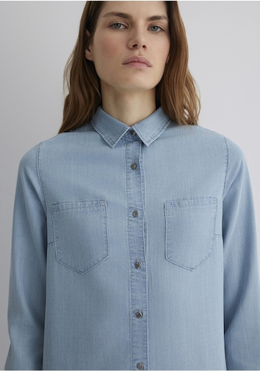 Mavi - Liz Casual Açık Mavi Jean Elbise 130656-89576 Açık Mavi