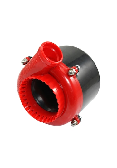 Evrensel Araba Sahte Döküm Elektronik Turbo Blow Off Hooter Vana Analog Ses Bov Elektronik Tahliye Vanası Kırmızı