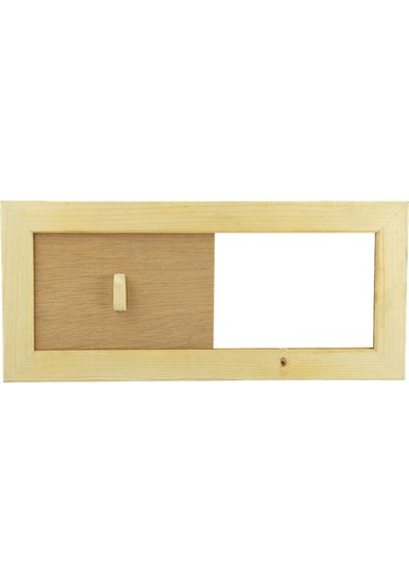 Sauna Havalandırma Klapesi Sürgülü Fintech