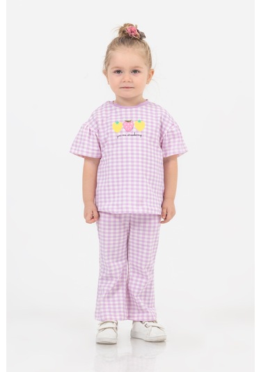 Harika Kids Kız Bebek İspanol Paça Alt-üst Takım 001