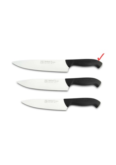 Sürmene Sürbısa 61190 Şef Aşçı Bıçağı Siyah