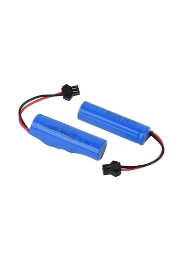 3.7v 14500 Li-on 2 Adet Oyuncak Pili Siyah Soket