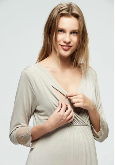 Catherine's Hamile Pijama Takımı 820 Vizon