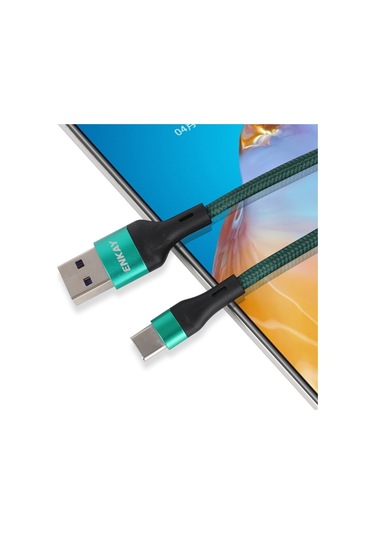 Enkay Enk-cb119 1m Usb 3.0 To Usb-c / Type-c 5a Super Fast Charging Sync Data Cable Grey