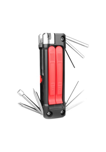 Samdoo Bisiklet Bakım Aleti Çok Fonksiyonlu 25 Araç Seti Dışarıda Taşınabilir Folding Montaj Çelik Bisiklet Tamiri Gereci Çok Renkli