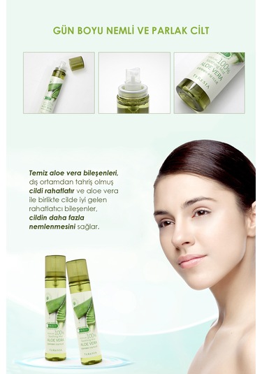 Aloe Vera Içeren Yatıştırıcı Yüz Spreyi Soothing Mist 120ml