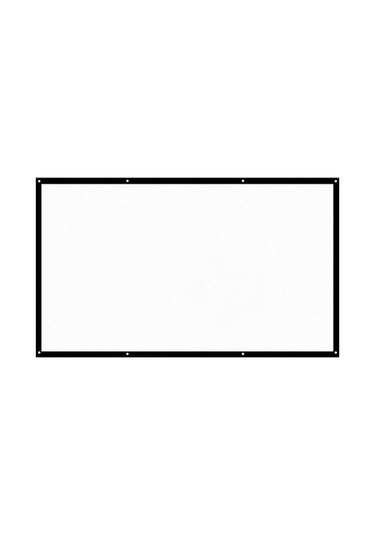 H120 120 İnç Ev Sineması Projeksiyon Perdesi, 16:9 Oranlı, Taşınabilir Ve Kolay Kurulum