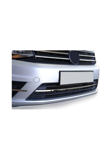 Vw Caddy Uyumlu Ön Tampon Çıtası Krom 3 Parça 2015 - 2020 Arası Modeller İçin