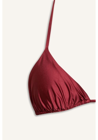 Defacto Saten Bikini Üstü-fall İn Love E0394ax25smbr285 Bordo