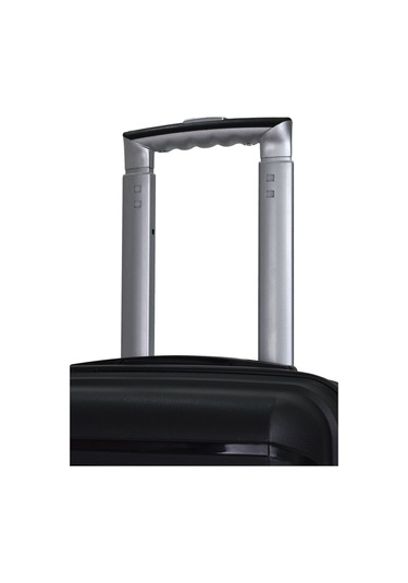 Elatae Premium Polipropilen Orta Boy Kırılmaz Valiz Siyah V303 Siyah