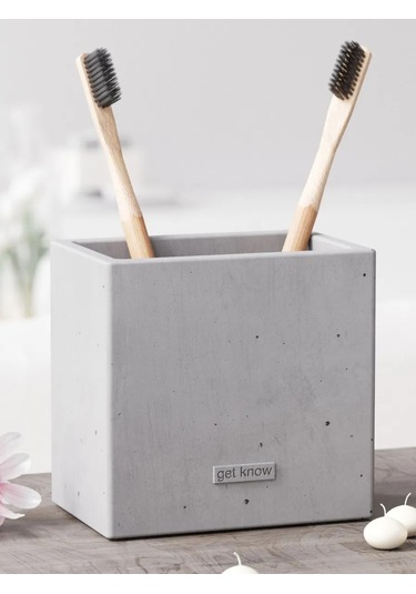 Getknow Home Banyo İçin Diş Fırçası Bardağı 269935864 Gri