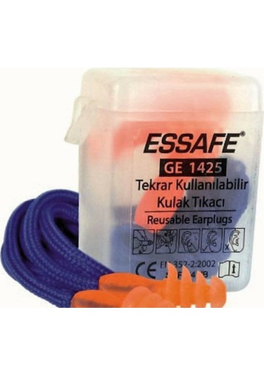Essafe Ge-1425 Gürültü ve Ses Önleyici Kulak Tıkacı 5 Adet