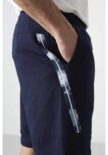 Tommy Life Amos İndigo Baskılı Erkek Şort - 81246 İndigo