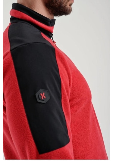 Exuma Half Zıp Erkek Polar 2412004-657-red