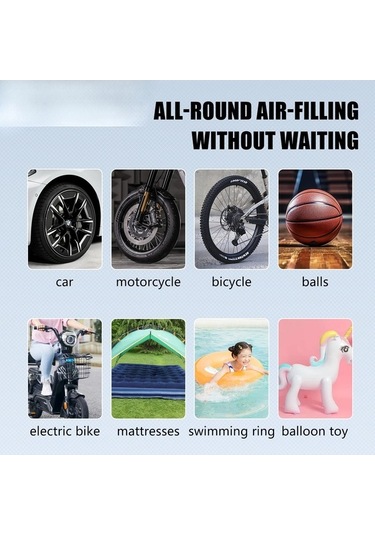 Novahub Taşınabilir Şişirme Şişirme Şişirme Şişirme Pompası Pompası Mini Lastik Lastik Lastik Hava Elektrikli Ekranlı Dijital Bisiklet Araba Hw