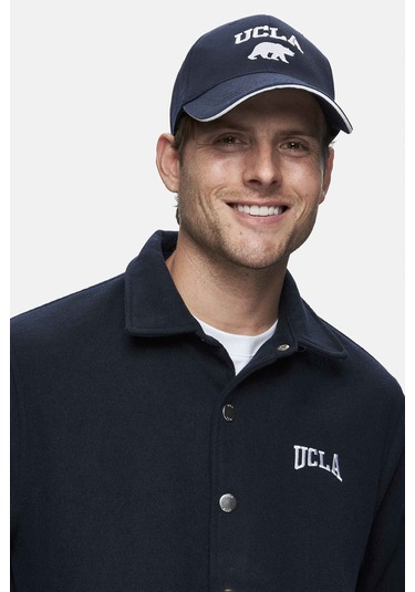 Keane Lacivert Kaşe Kolej Ceket Çıtçıtlı Standard Fit Erkek Ceket Lacivert