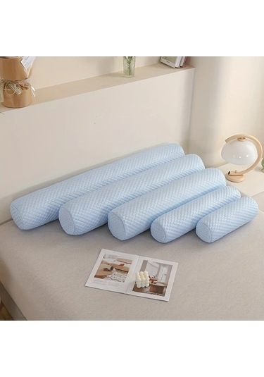 Trendooze Modern Jel Yastık Yeşil 15.75x5.91inch Bel Destekli Yuvarlak Koltuk Yastığı Yeşil Yeşil