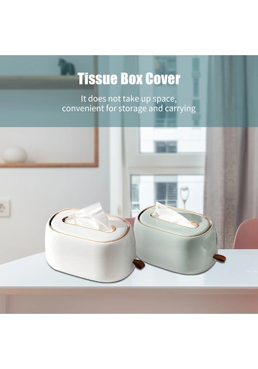 Beyaz Mendil Tutucu Yaylı Masaüstü Duvara Monte Mendil Kapak Kağıdı Havlu Dispenseri Kağıt Çıkarma Peçete Dispenseri