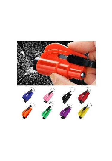 Novahub Araba Kurtarma Kiti: Emniyet Çekiç, Cam Kırıcı, Emniyet Kemer Kesici, Yay Tipi Çekiç, Anahtarlık, Acil Kurtarma