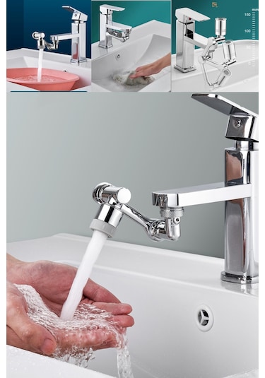 Yayke Robotik Kol Musluk Başlığı - Musluk Uzatma Aparatı Ucu