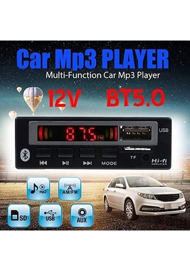 Ganzhoushop V5.0 V Mp3 Çalar Modülü Kurulu Kablosuz Dekoder Alıcı 12+1 İçin Yüksek Kaliteli Ses Sistemi - Müzik Dinleme Keyfi