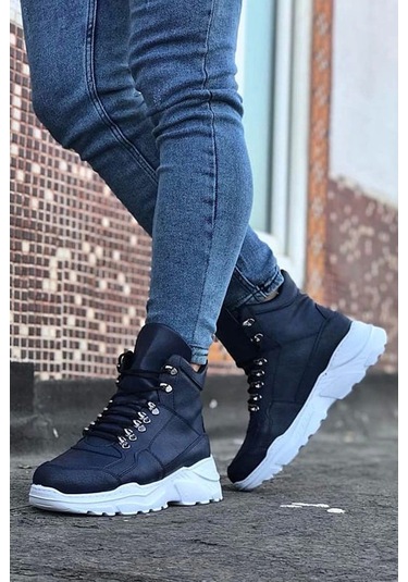 Wagoon Wg07 Lacivert Uzun Bağcıklı Postal Bot Çok Renkli