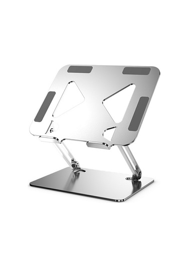 L306 Tabletler Ayarlanabilir Stand, 17,3 İnçe Kadar Dizüstü Bilgisayarlar Taşınabilir Isı Dağılımı Masa Tutucu Gümüş