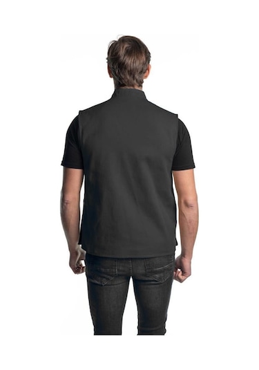 Şensel, Çok Cepli Yelek, Gri-Siyah -118E1337- Dört Mevsim-Vest