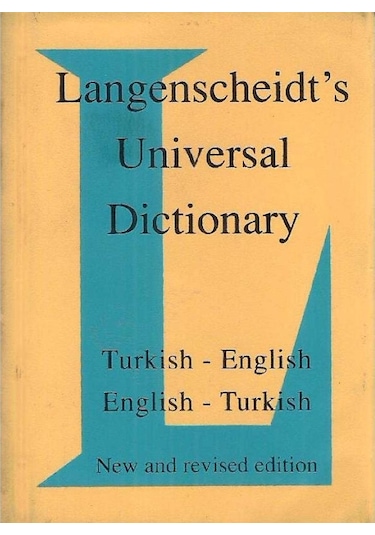 Langenscheidts Universal Dictionary Turkish - English - English -turkish - 2.el