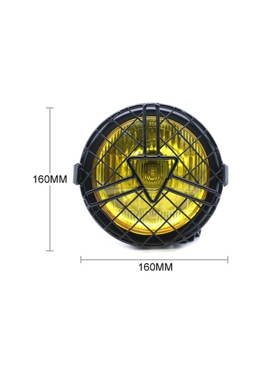 Motosiklet Ok Ucu Retiküler Retro Lamba Cg125 / Gn125 Sarı İçin Led Far Modifikasyon Aksesuarları