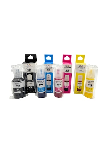 Proprint Epson L15180 4 Renk Uyumlu Mürekkep 112 - 127 Ml 70 Ml