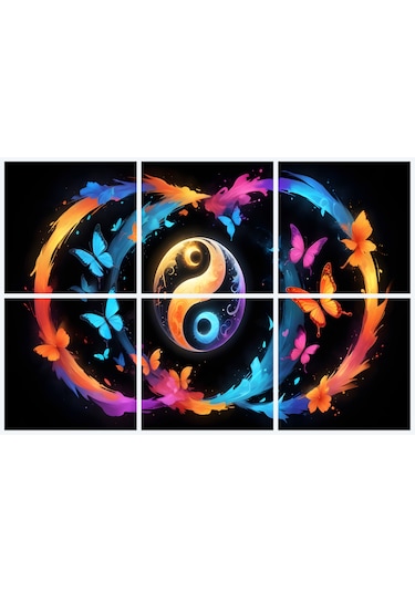 Yin Yang 33 - Pwc Tablo - Ev&ofis Dekorasyonu