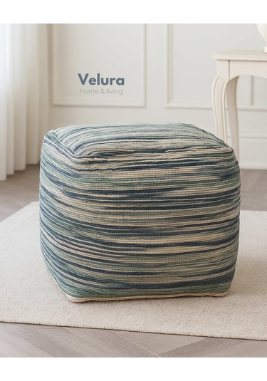 Shiro Aqua Blue - Puf Mavi