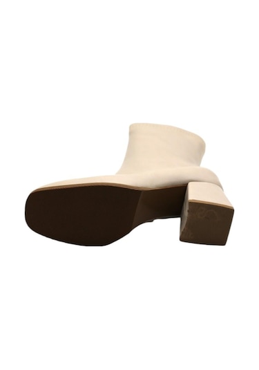 2001 De Scario Kadın Deri Bot Bej