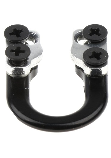 Dolıty Okçuluk D Döngü Metal Halka Bileşik Yay Dize Ok Siyah Siyah